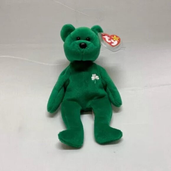 Ty Beanie Baby Erin The Bear 1997 Retired Plush Toy Rare Vintage Collectible - Picture 10 of 10